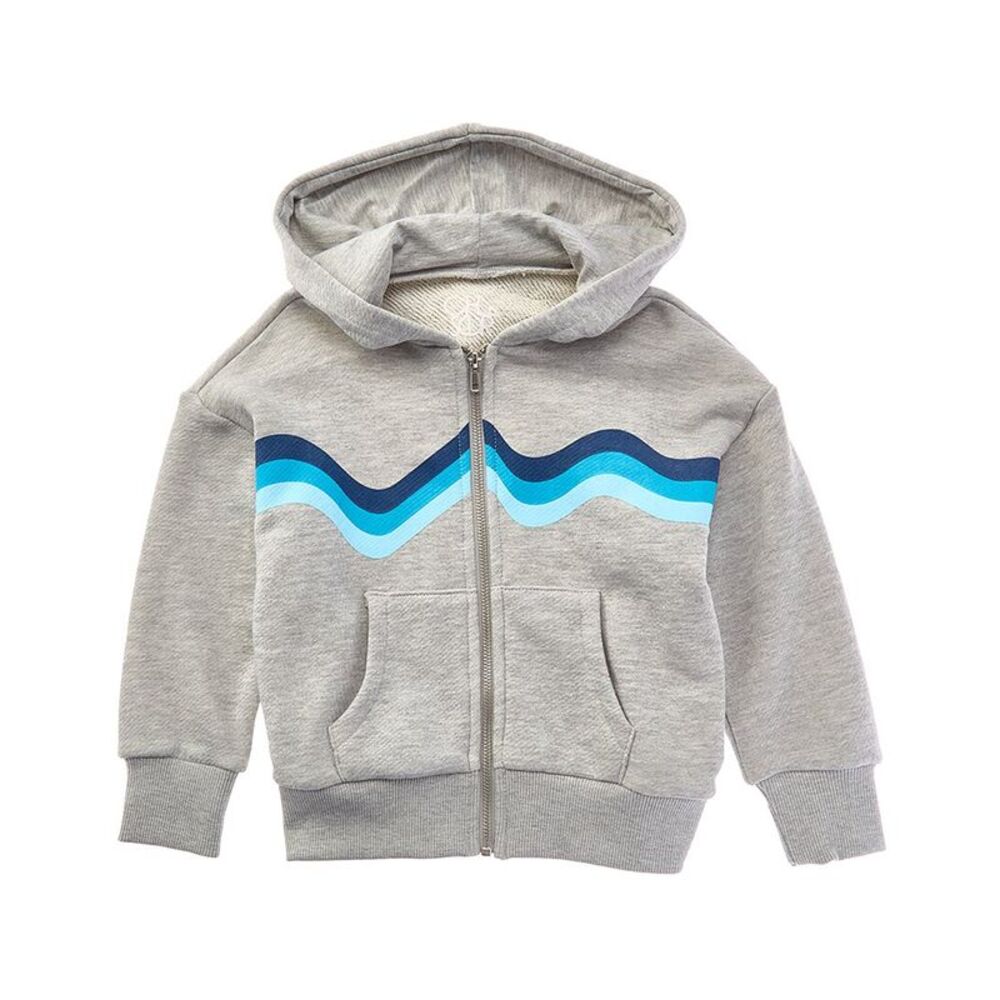 Chaser Boys Paxton Zip-Up Hoodie, Grey
